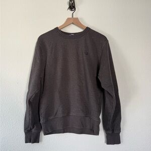 Champion Grey Crew Sweater Small